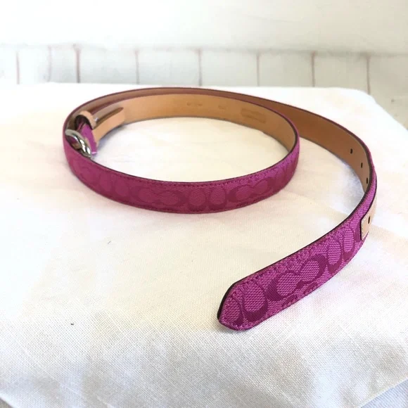 COACH Pink Belt m72167913900_1.jpg main image 3